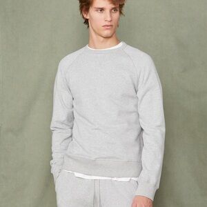 Officine Generale CREW NECK SWEATSHIRT ORGANIC COTTON‎ FLEECE